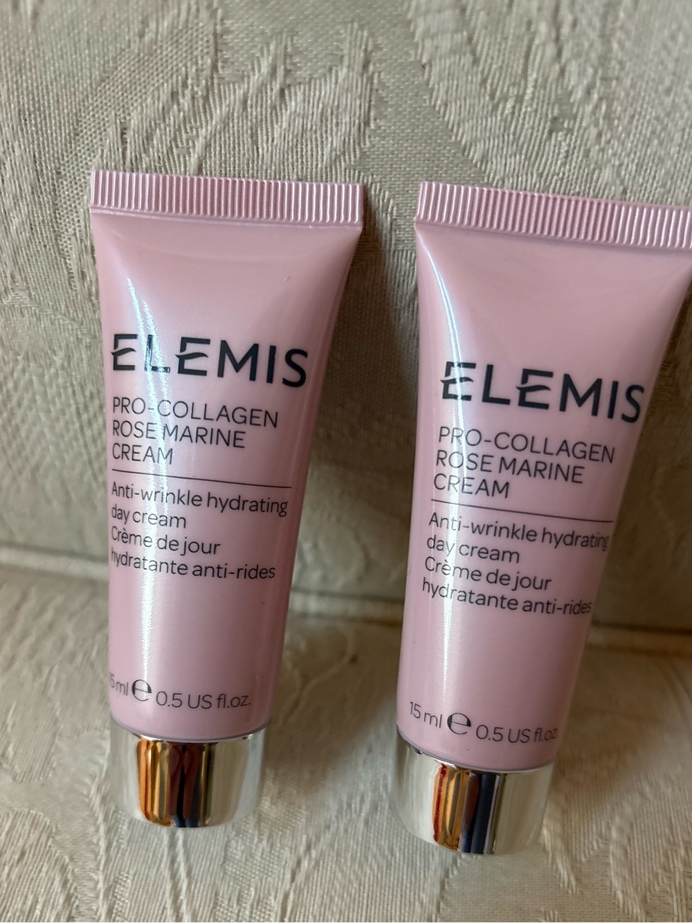 Elemis Pro Collagen Rose Marine Cream Moisturizer Duo Bundle NWT